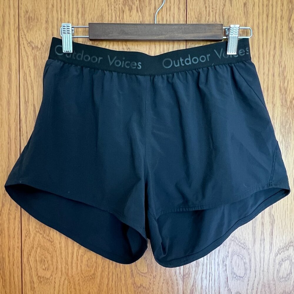 Outdoor Voices black workout short